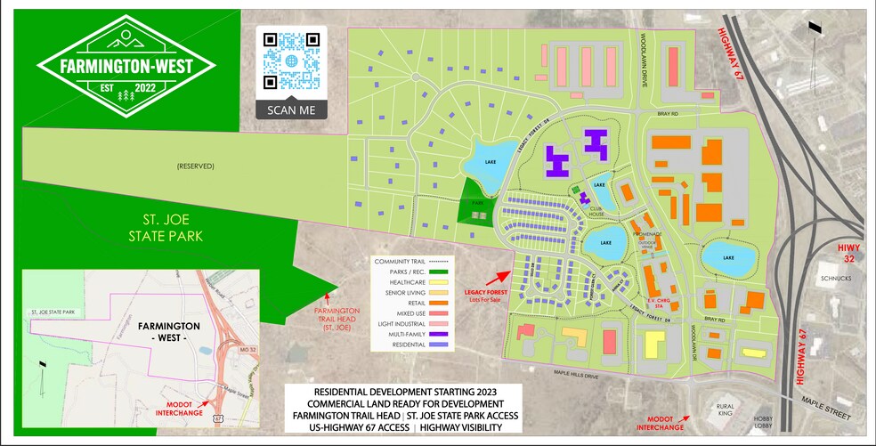 More Photos Of Highway 67 & Maple Street, Farmington Land For Sale