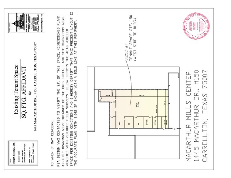 More Photos Of 1445 Mac Arthur Dr, Carrollton Unknown For Lease