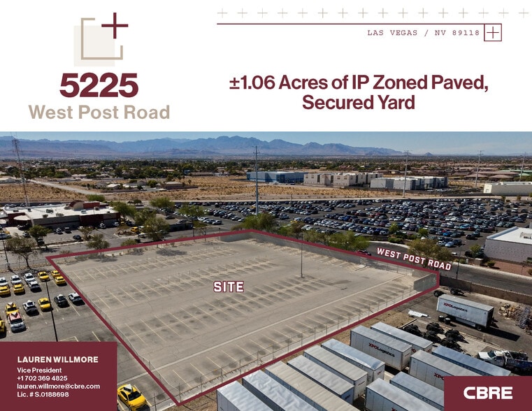 Primary Photo Of 5225 W Post Rd, Las Vegas Land For Lease