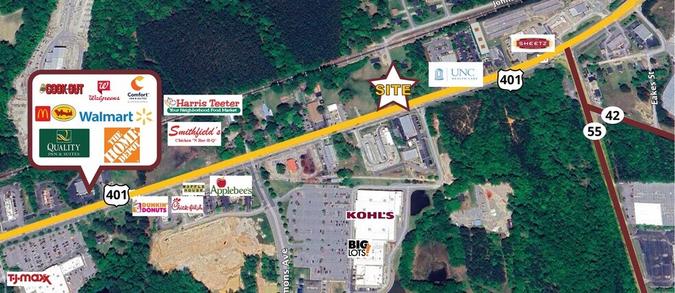 Primary Photo Of 1601 N Main St, Fuquay Varina Land For Sale