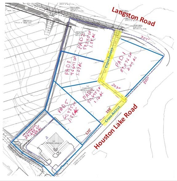 More Photos Of Houston Lake & Langston Rd, Perry Land For Sale