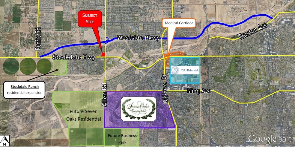 More Photos Of 55 Allen Road, Bakersfield Land For Sale