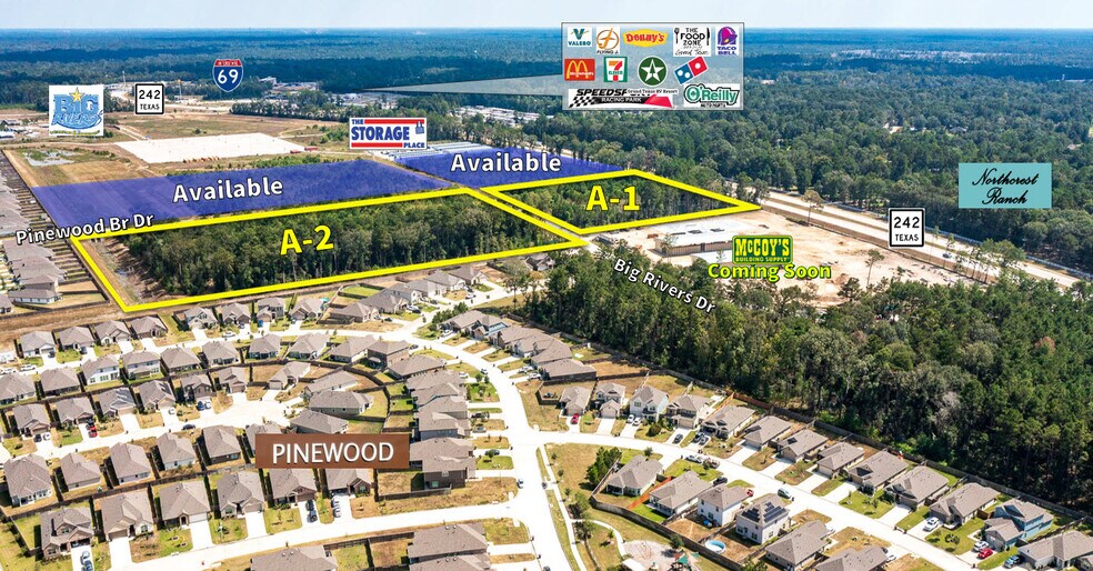 More Photos Of 21+Ac Hwy 242 & Big Rivers Rd, New Caney Land For Sale