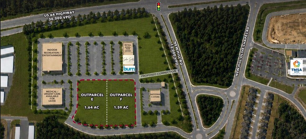 Primary Photo Of 44 New Hill Rd, Apex Land For Sale