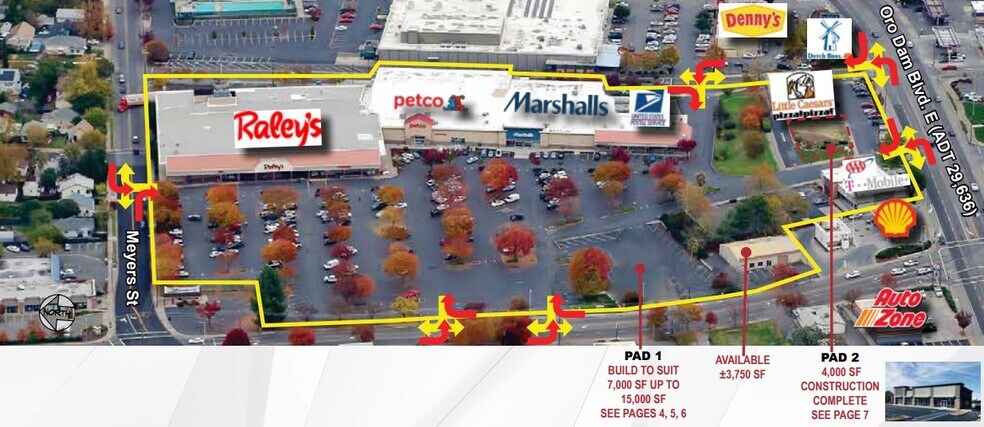 Primary Photo Of Myers St @ NEC Oro Dam Blvd, Oroville Land For Lease