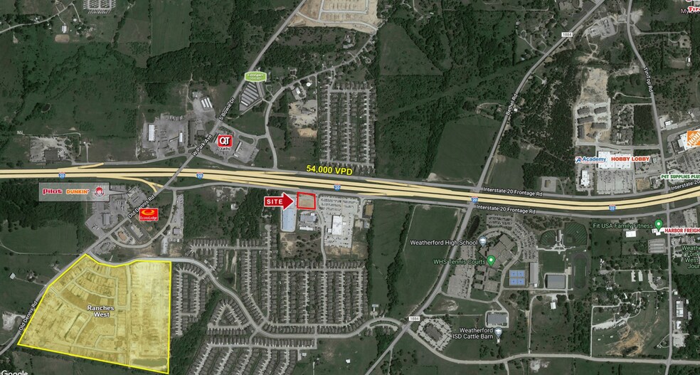 More Photos Of 901 W Interstate 20, Weatherford Land For Lease