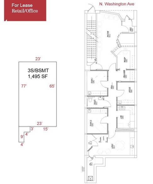More Photos Of 107 N Washington Sq, Lansing Storefront Retail Office For Lease