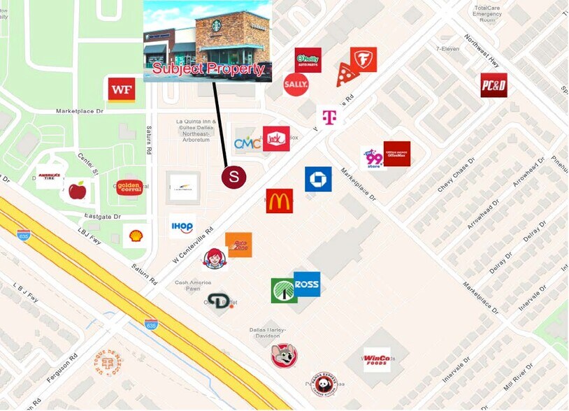 More Photos Of 1101 W Centerville Rd, Garland Freestanding For Sale