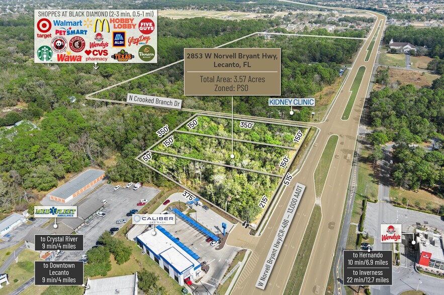 More Photos Of 2853 W Norvell Bryant Hwy, Lecanto Land For Sale