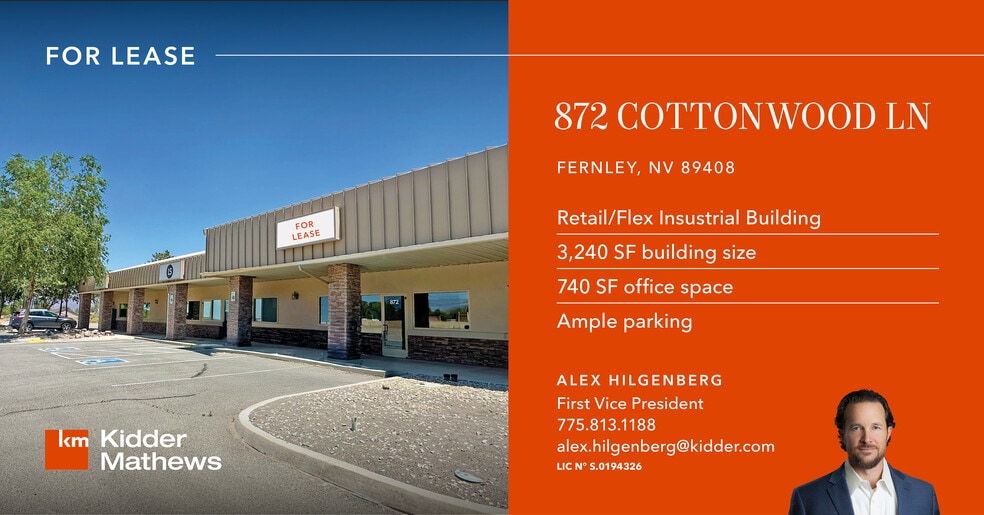 Primary Photo Of 872 Cottonwood Ln, Fernley Flex For Lease
