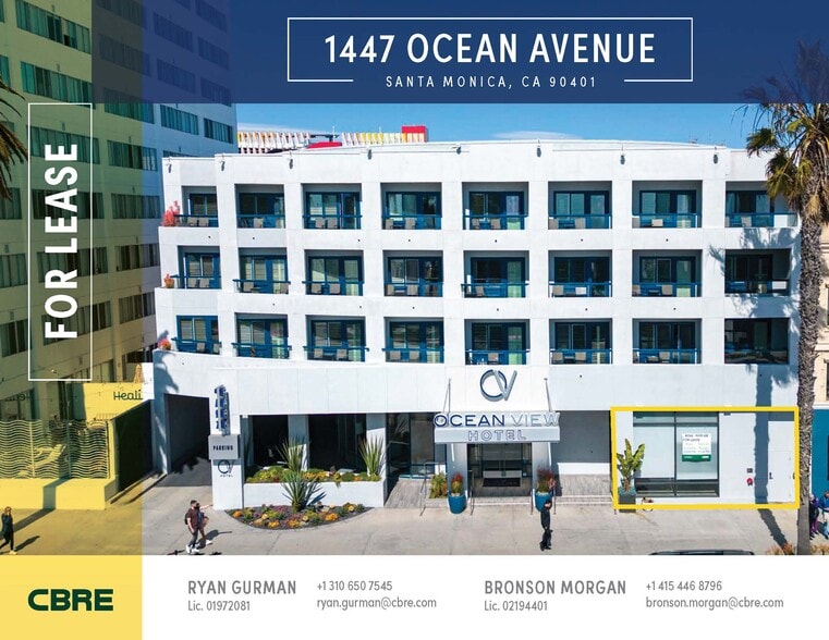 Primary Photo Of 1447 Ocean Ave, Santa Monica Hotel For Lease