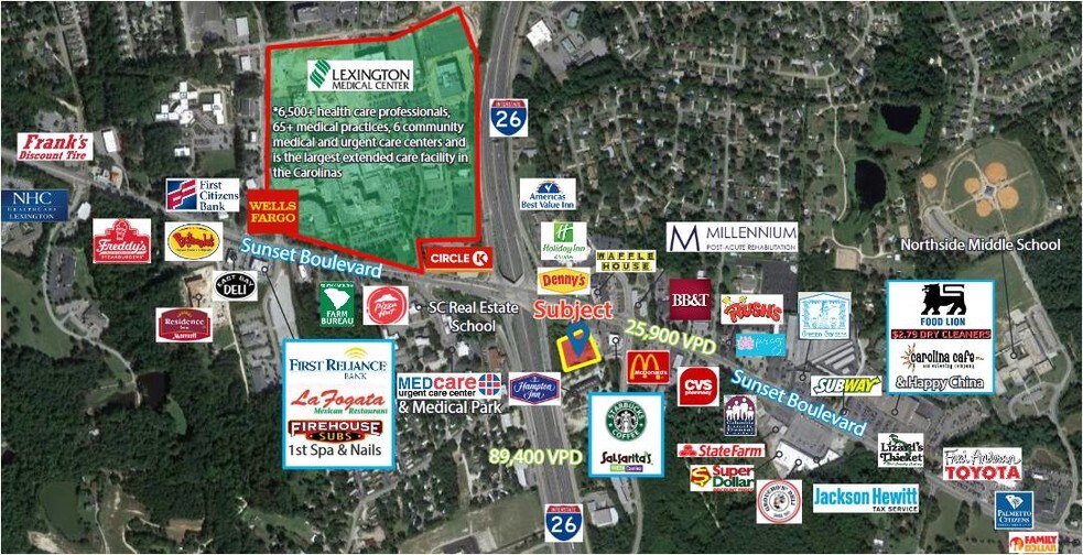 More Photos Of 2515 Sunset Blvd, West Columbia General Retail For Lease