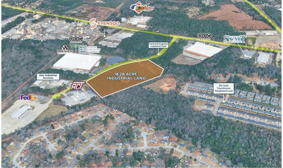 More Photos Of 2041 Forward Augusta Dr, Augusta Land For Lease