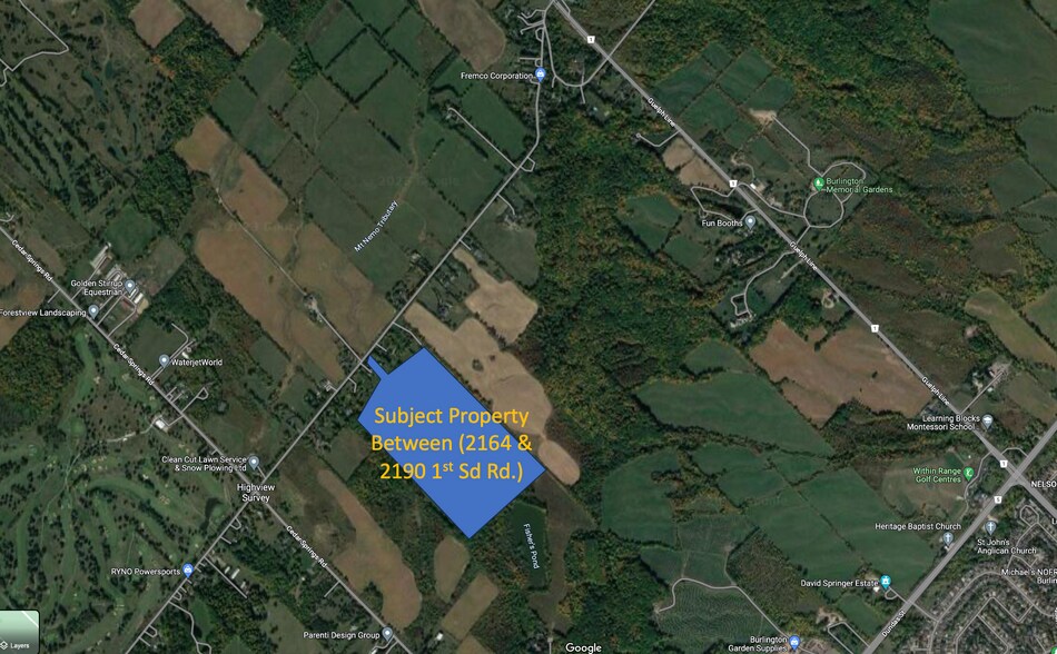 More Photos Of 1 Side Rd Rd @ Cedar Springs Rd and 1 Side Rd, Burlington Land For Sale