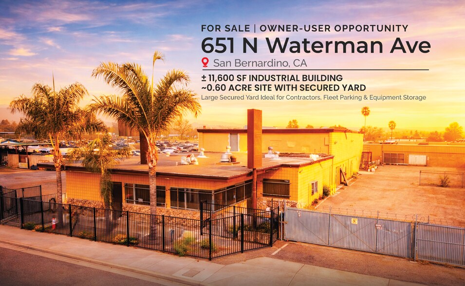 Primary Photo Of 651 N Waterman Ave, San Bernardino Storefront Retail Office For Sale