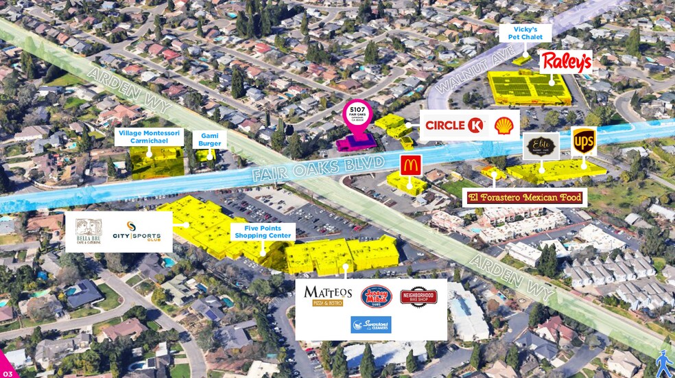 More Photos Of 5107 Fair Oaks Blvd, Carmichael Storefront For Lease