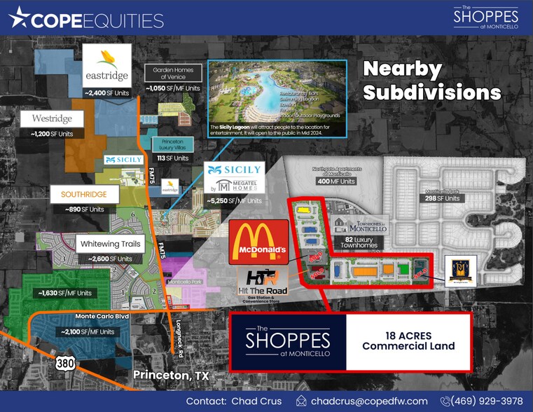 More Photos Of FM-75 (Longneck Rd.) & Monticello Drive, Texas, Princeton General Retail For Sale