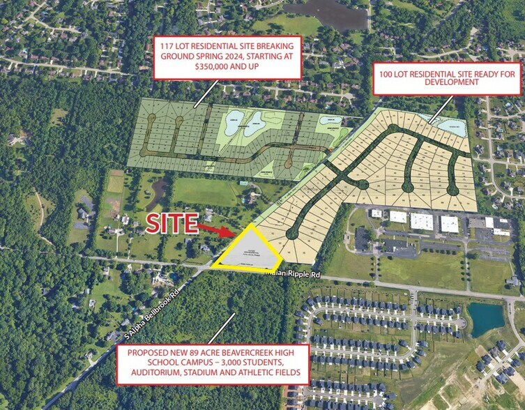 More Photos Of North Alpha Bellbrook Rd @ Indian Ripple Rd, Beavercreek Land For Sale