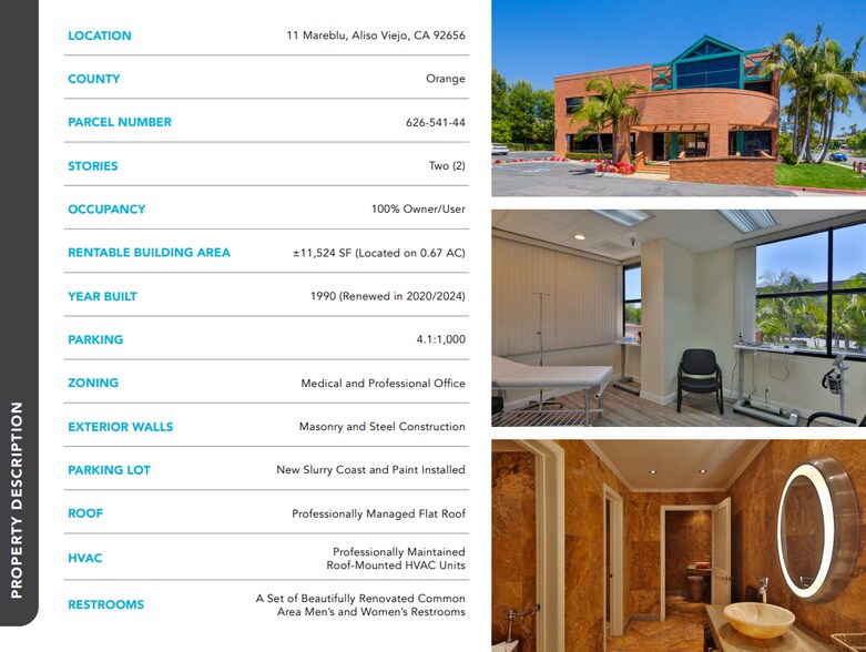 More Photos Of 11 Mareblu, Aliso Viejo Medical For Sale