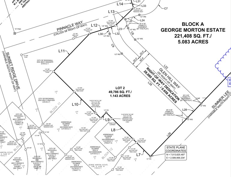 More Photos Of Summer Lee Dr Glenn Hill Way & Pinnacle Way Dr, Rockwall Land For Sale