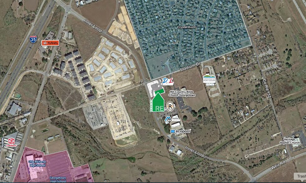 More Photos Of 510 Stadium dr, Georgetown General Retail For Lease