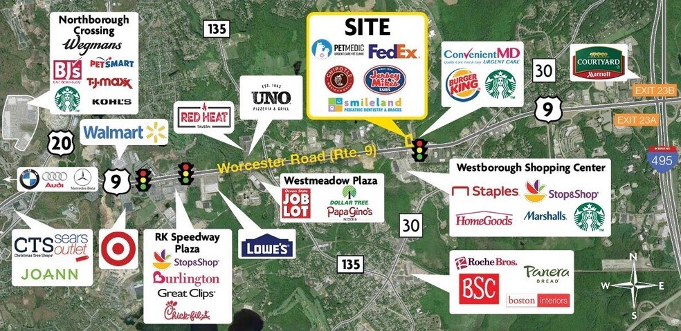 Primary Photo Of 1 Oak St, Westborough General Retail For Lease