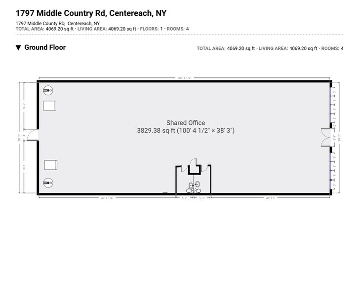 More Photos Of 1787-1797 Middle Country Rd, Centereach Storefront For Lease