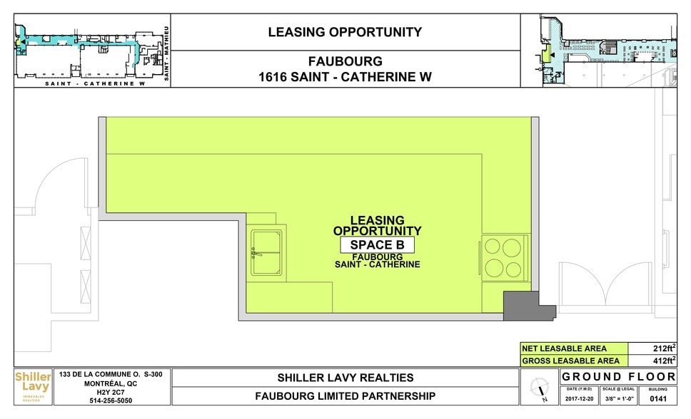 More Photos Of 1616-1626 St Sainte-Catherine O, Montréal Storefront Retail Office For Lease