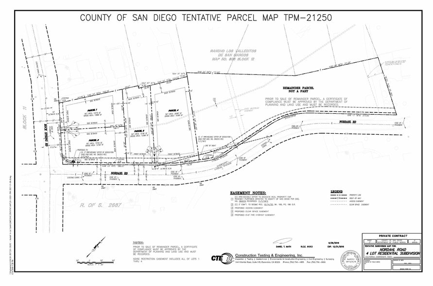 Primary Photo Of 0 Nordahl Rd, Escondido Land For Sale