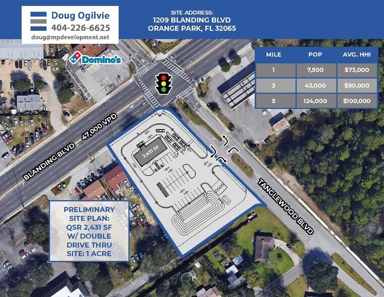 Primary Photo Of 1209 Blanding Blvd, Orange Park Land For Sale