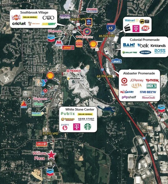 More Photos Of 7895 Hwy 119, Alabaster Freestanding For Lease