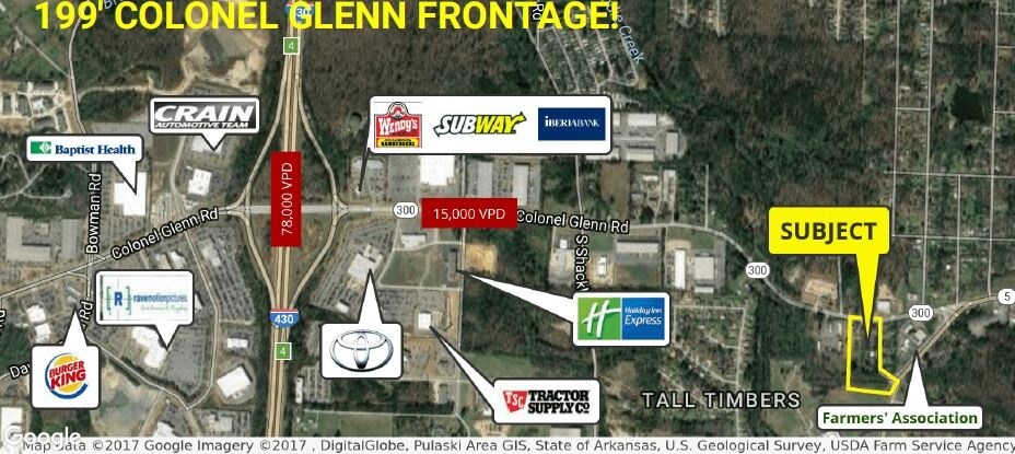 Primary Photo Of 9601 Colonel Glenn Rd, Little Rock Land For Sale