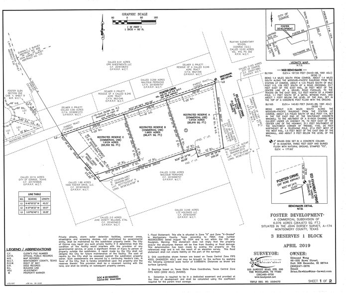 Primary Photo Of Foster Drive Dr @ Ed Kharbat Drive, Conroe Land For Sale