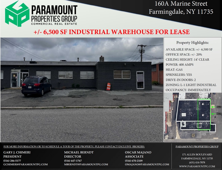Primary Photo Of 160 Marine St, Farmingdale Warehouse For Lease