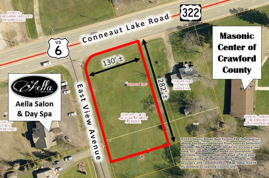 Primary Photo Of Conneaut Lake 71 @ East View Avenue, Meadville Land For Sale
