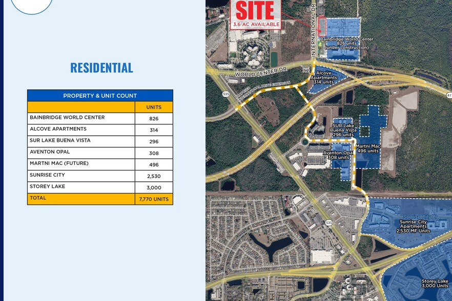 More Photos Of NEC International Drive & World Center Dr, Orlando Land For Lease