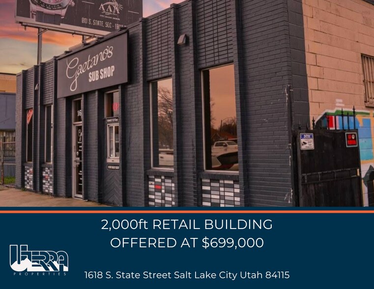 Primary Photo Of 1618 S State St, Salt Lake City Restaurant For Sale