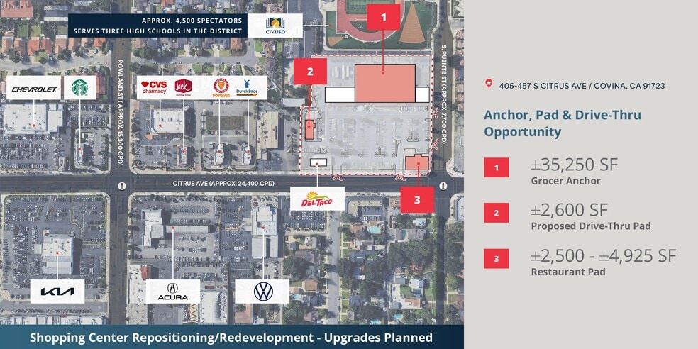 More Photos Of 403-471 S Citrus Ave, Covina Unknown For Lease