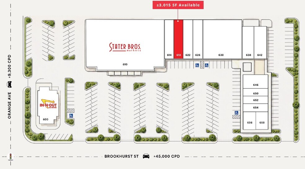 More Photos Of 610-642 S Brookhurst St, Anaheim Storefront For Lease
