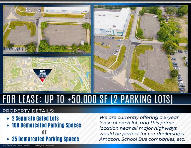 More Photos Of 107 Charles Lindbergh Blvd, Garden City Land For Lease