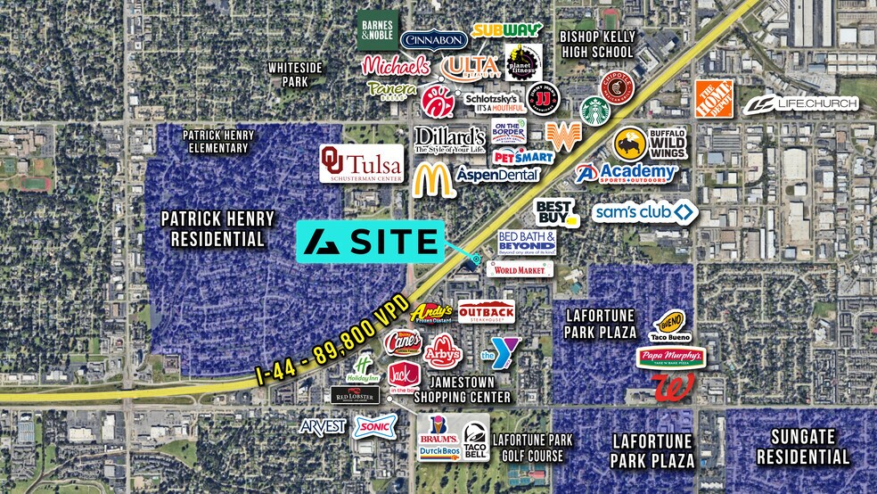 More Photos Of 5154 E Skelly Dr, Tulsa General Retail For Lease