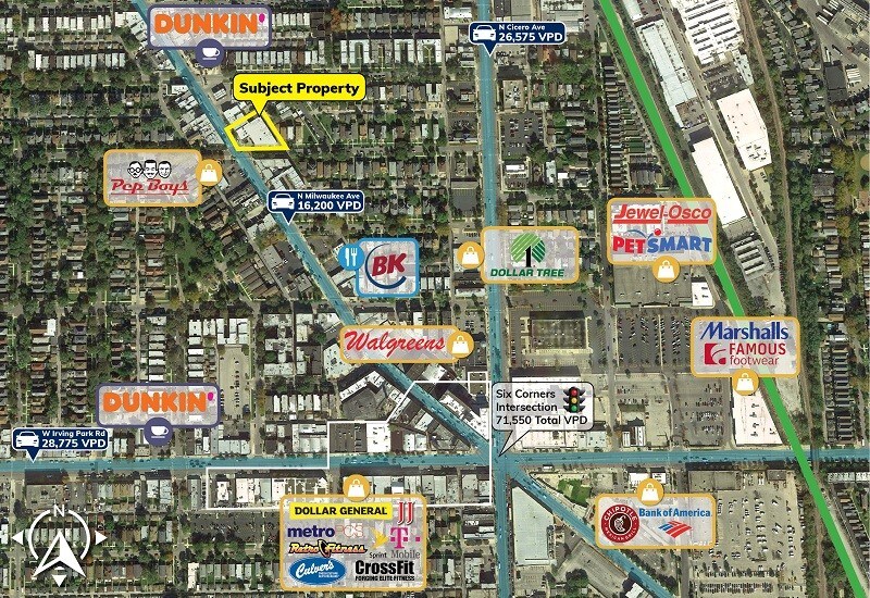 More Photos Of 4201-4203 N Milwaukee Ave, Chicago Storefront Retail Office For Lease