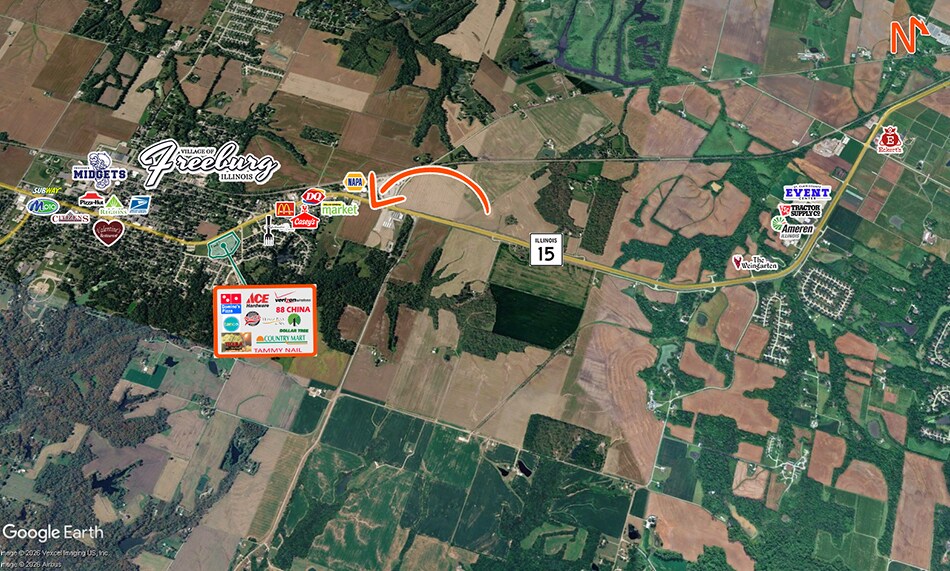 More Photos Of 1500 N State St, Freeburg Land For Sale