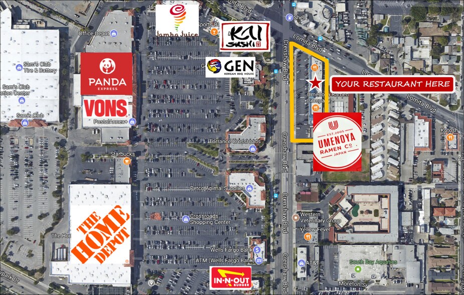 More Photos Of 24200-24228 Crenshaw Blvd, Torrance Restaurant For Lease