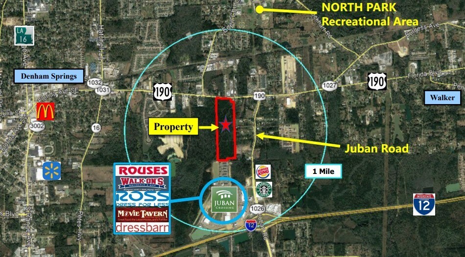 Primary Photo Of 8200 Florida Blvd, Denham Springs Land For Sale