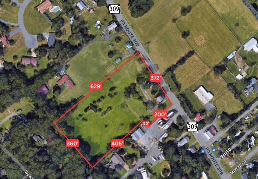 More Photos Of 3246 Pa Route 309, Orefield Land For Sale