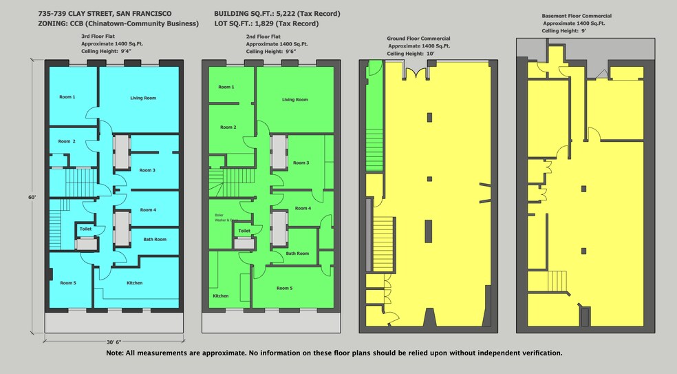 More Photos Of 735-739 Clay St, San Francisco Storefront For Lease