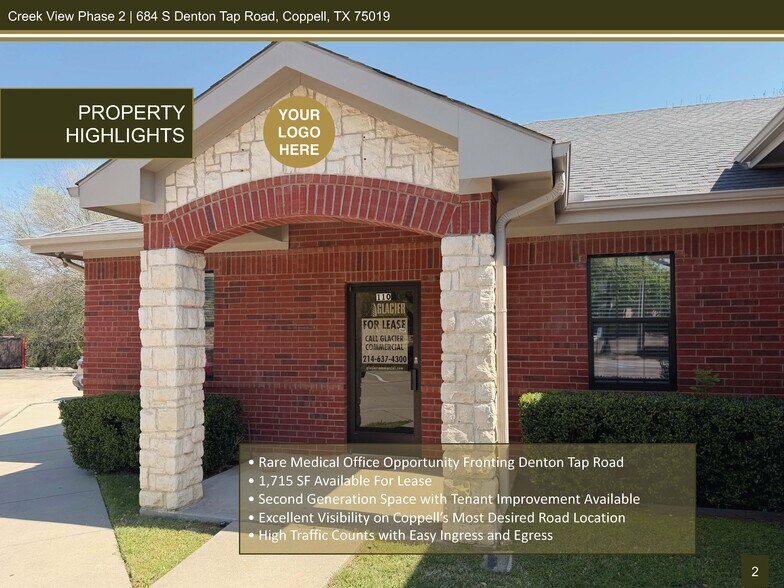 More Photos Of 684 S Denton Tap Rd, Coppell Office For Lease