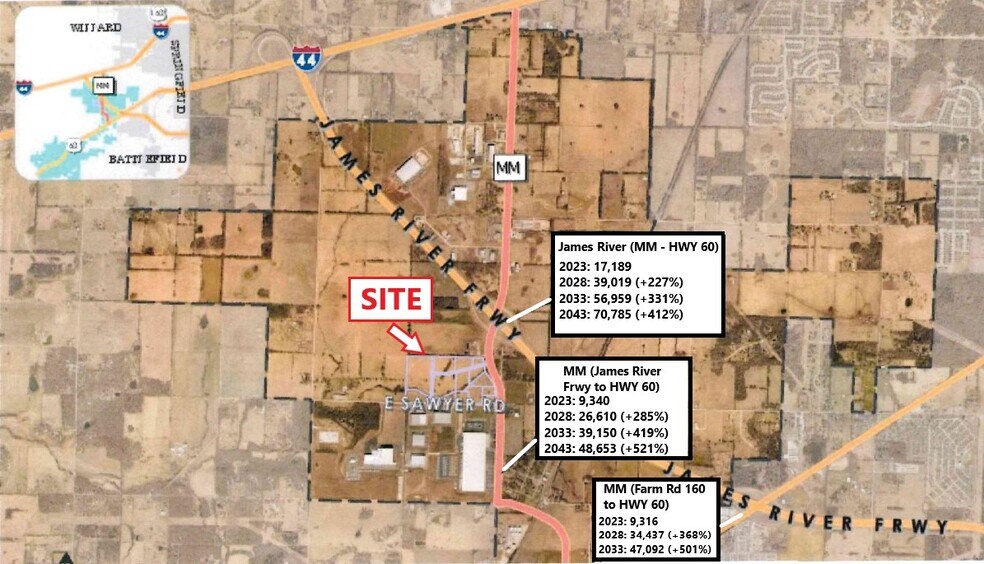 More Photos Of 1462 S State Highway MM, Springfield Land For Sale