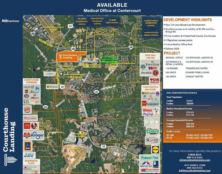 Primary Photo Of Courthouse Landing, Chesterfield Land For Sale